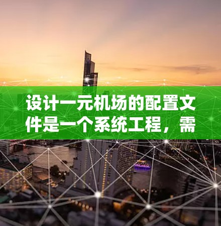 设计一元机场的配置文件是一个系统工程，需要考虑机场的各个设施和功能。以下是一个详细的配置文件结构示例，您可以参考并根据实际需求进行调整