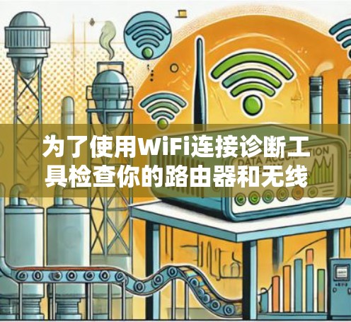 为了使用WiFi连接诊断工具检查你的路由器和无线网络的连接情况，可以按照以下步骤操作