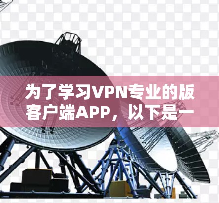 为了学习VPN专业的版客户端APP，以下是一个有条理的指南