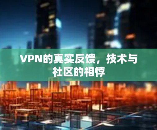 VPN的真实反馈，技术与社区的相悖