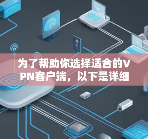 为了帮助你选择适合的VPN客户端，以下是详细的建议，基于你的需求和情况
