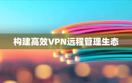 构建高效VPN远程管理生态