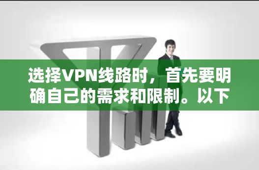 选择VPN线路时，首先要明确自己的需求和限制。以下是一些实用的攻略，可以帮助你做出明智的选择