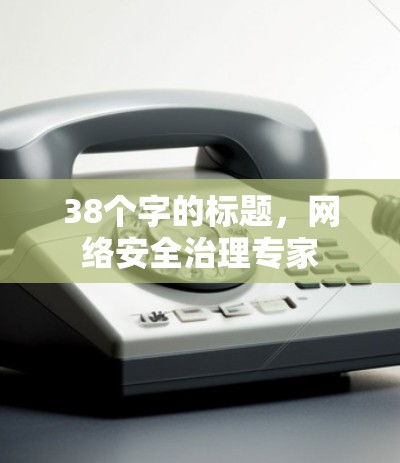 38个字的标题，网络安全治理专家