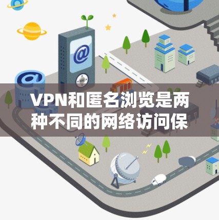 VPN和匿名浏览是两种不同的网络访问保护技术，尽管它们都用于防止不安全的网络访问，但它们的应用场景和侧重点有所不同。以下是它们的对比