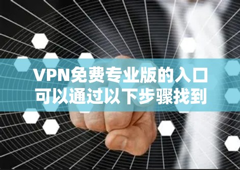 VPN免费专业版的入口可以通过以下步骤找到